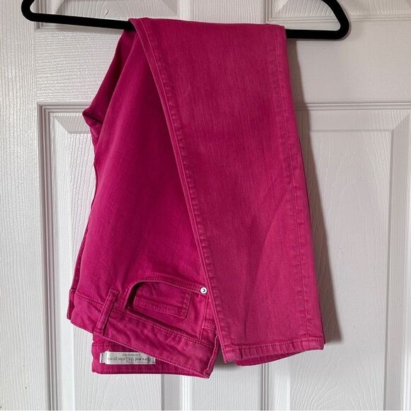 Anthropologie Pilcro Mid Rise Skinny Jeans in Pink - Picture 7 of 10